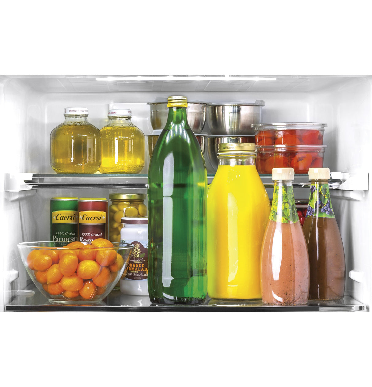 GE APPLIANCES GE(R) ENERGY STAR(R) 11.9 Cu. Ft. Bottom-Freezer Refrigerator -  (GLE12HSPSS)