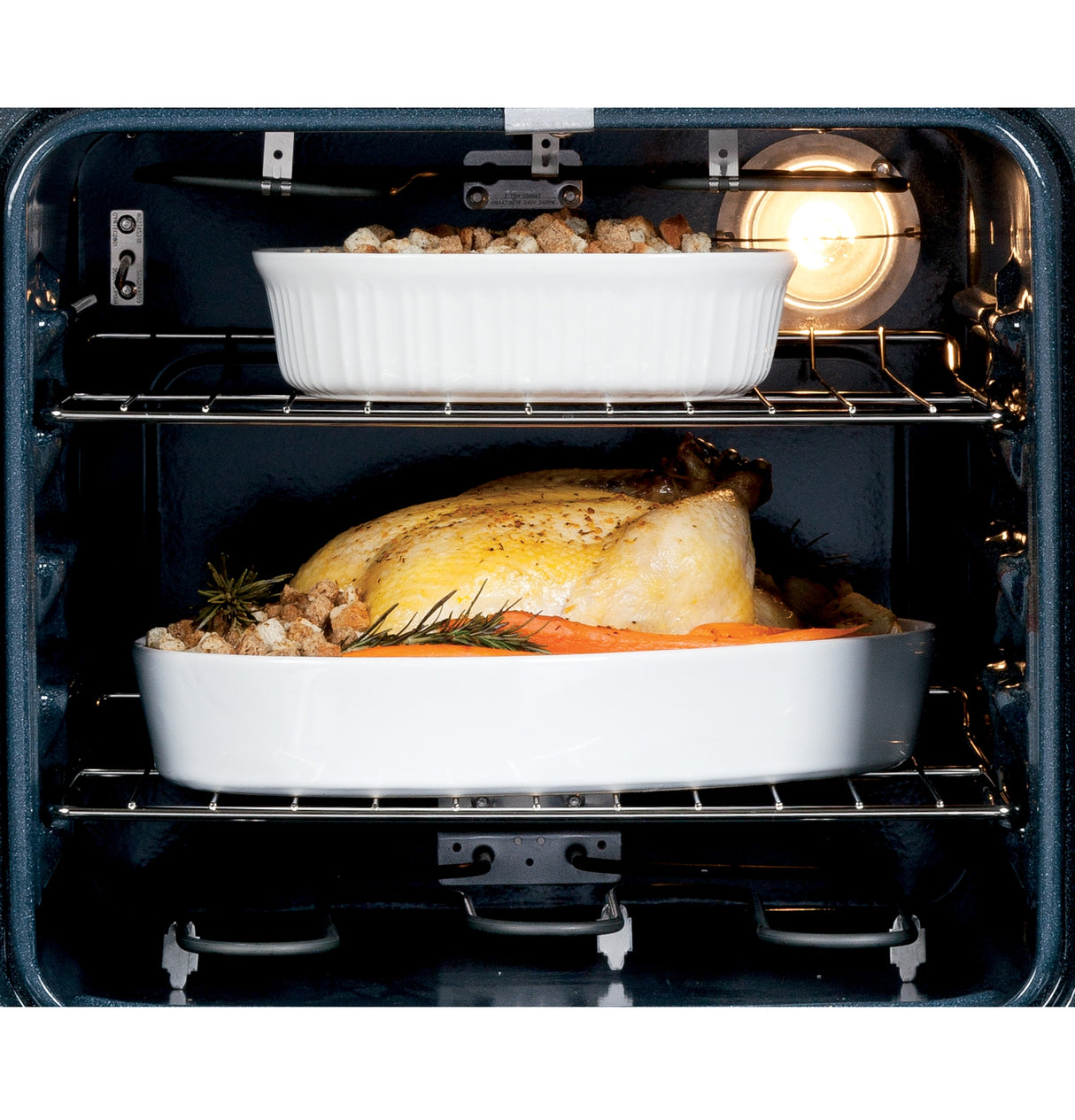 GE APPLIANCES GE(R) 24" Electric Single Self-Cleaning Wall Oven -  (JRP20BJBB)