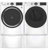 GE APPLIANCES GE(R) ENERGY STAR 4.8 cu. ft. Capacity Smart Front Load (R) Washer with UltraFresh Vent System with OdorBlock(TM) and Sanitize w/Oxi -  (GFW550SSNWW)