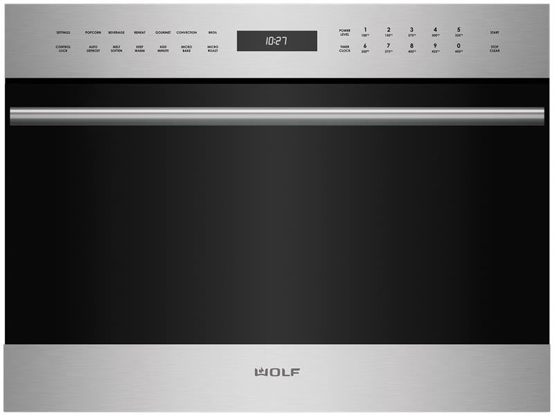 Wolf 24" E Series Transitional Speed Oven - Legacy - Stainless (SPO24TESTH)