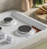 GE APPLIANCES GE(R) 36" Built-In Gas Cooktop with Dishwasher-Safe Grates -  (JGP3036DLWW)