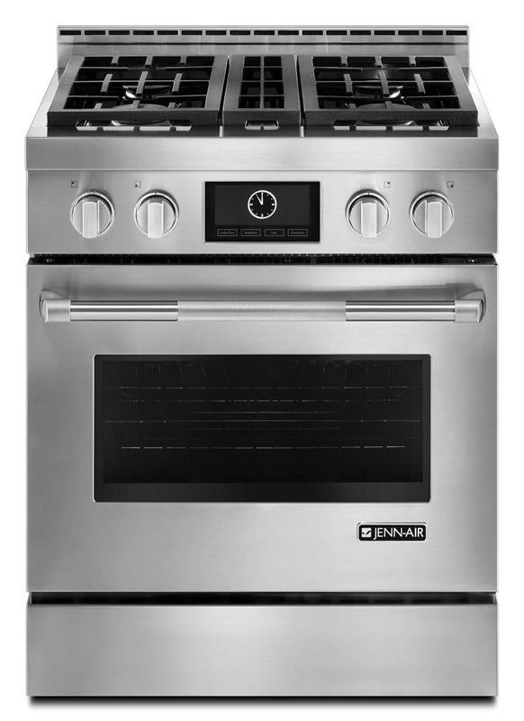 JENNAIR Pro-Style(R) 30" Gas Range with MultiMode(R) Convection Stainless Steel - Floor Model - SS (JGRP430WP)