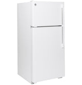 GE APPLIANCES GE(R) ENERGY STAR(R) 15.6 Cu. Ft. Top-Freezer Refrigerator -  (GTE16DTNLWW)