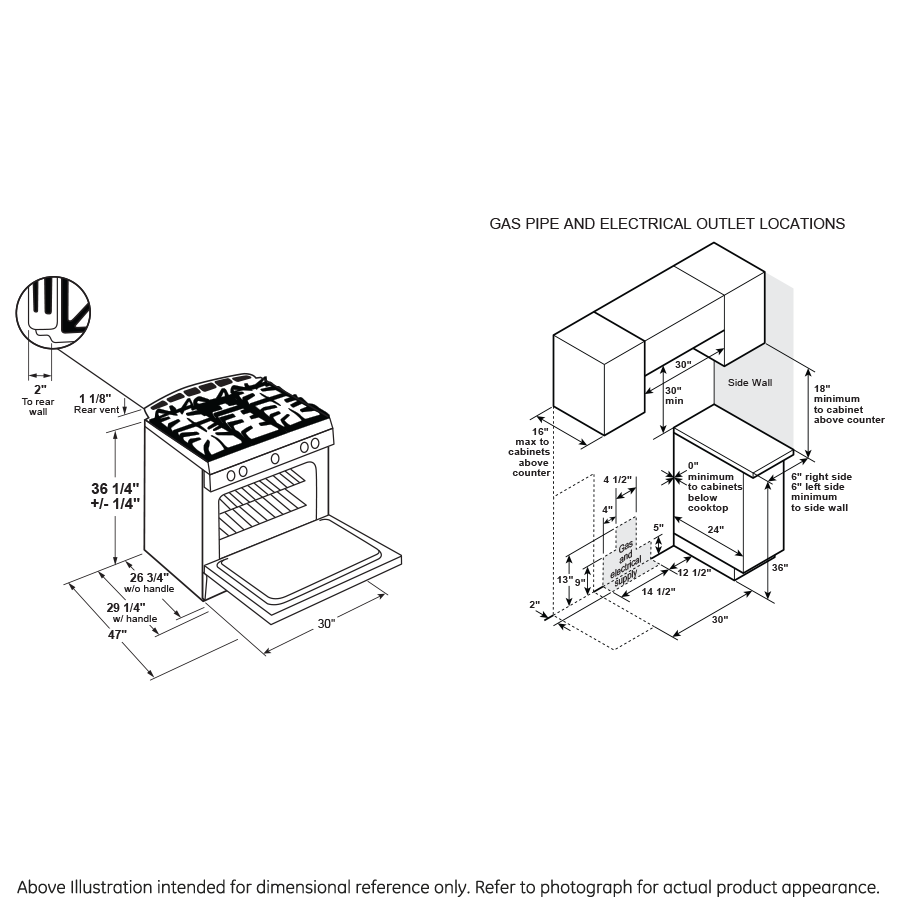 GE GE® 30" Slide-In Front-Control Convection Gas Range with No Preheat Air Fry -  (JGS760SPSS)