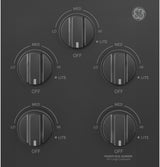 GE APPLIANCES GE(R) 36" Built-In Gas Cooktop with Dishwasher-Safe Grates -  (JGP3036DLBB)