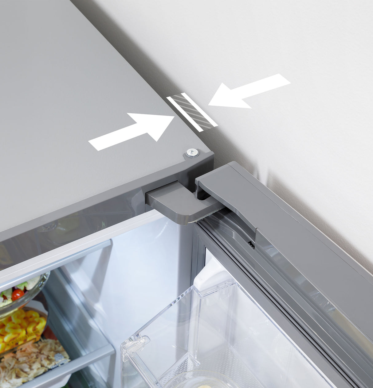 GE APPLIANCES GE(R) ENERGY STAR(R) 17.7 Cu. Ft. Counter-Depth Bottom-Freezer Refrigerator -  (GBE17HYRFS)