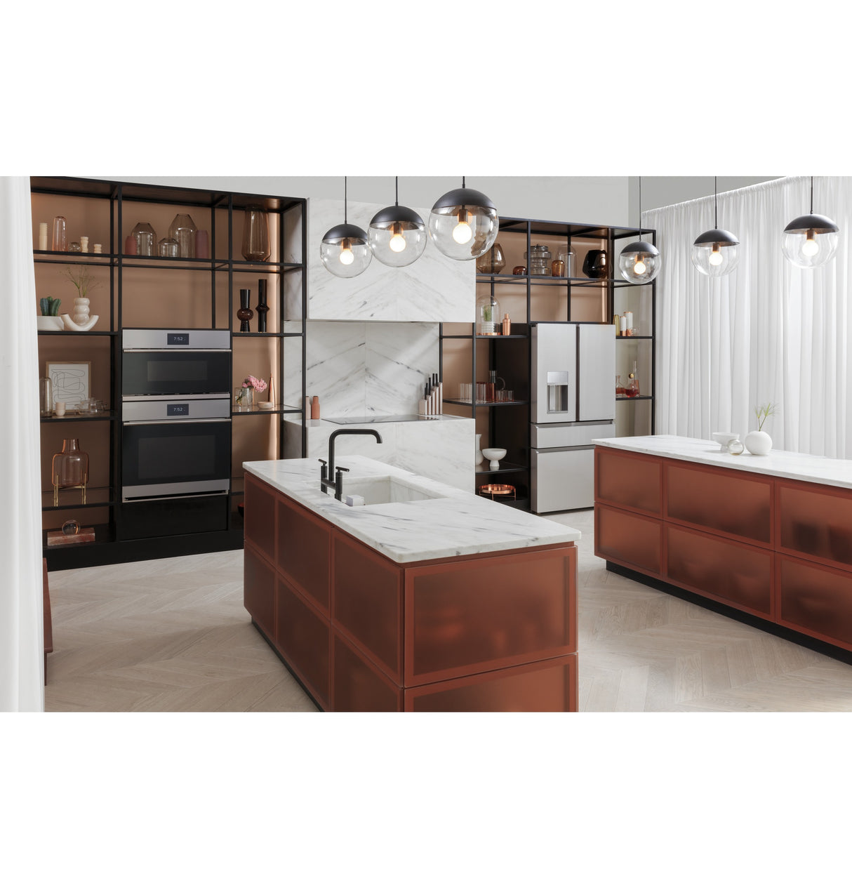 CAFE 36" Smart Designer Custom Insert w/ Dimmable LED Lighting -  (UVC9360SLSS)