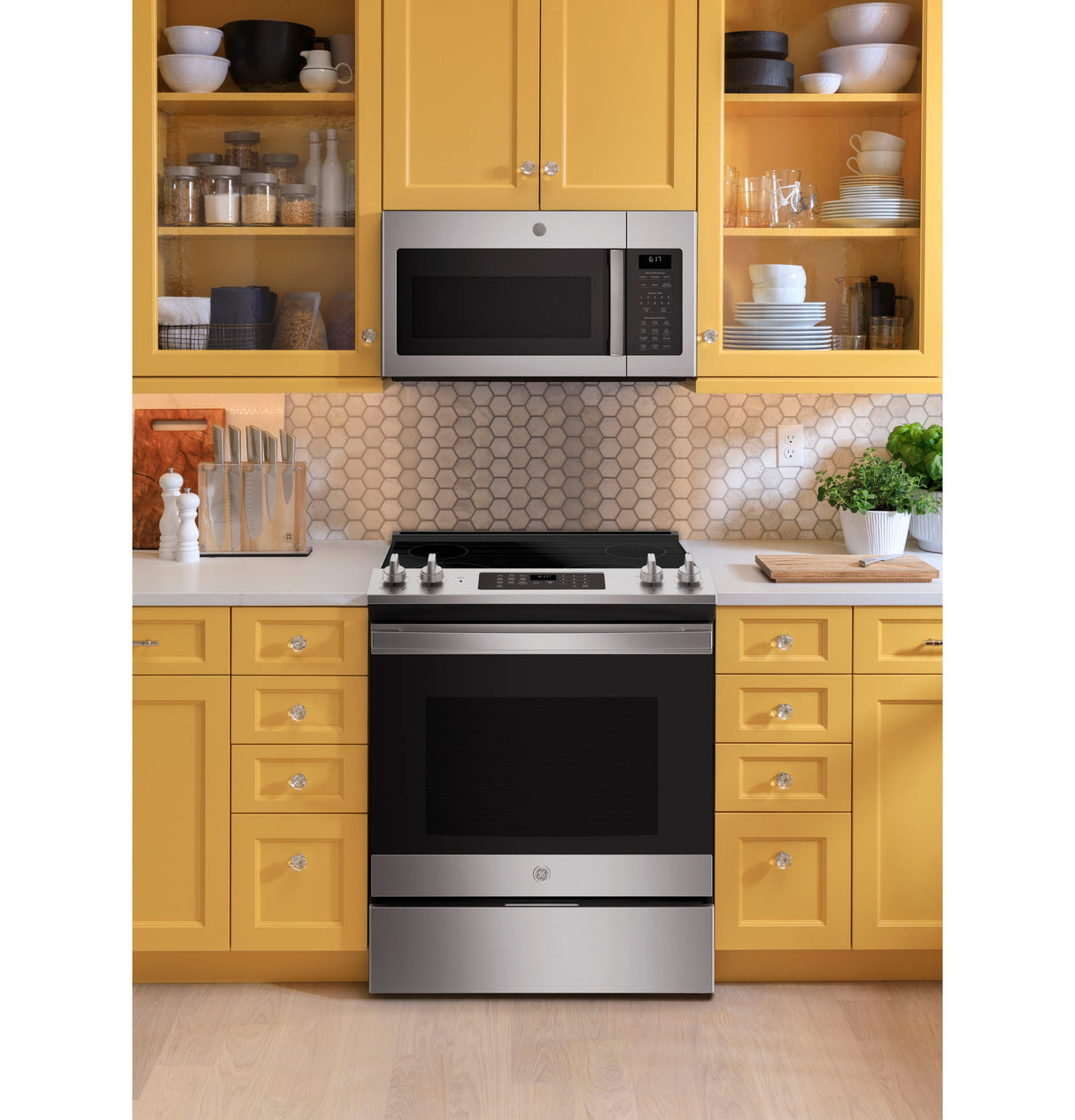 GE APPLIANCES GE(R) 1.7 Cu. Ft. Over-the-Range Sensor Microwave Oven -  (JVM6175SKSS)