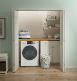 GE APPLIANCES GE(R) 24" 2.4 cu. ft.Capacity Front Load Washer/Condenser Dryer Combo -  (GFQ14ESSNWW)