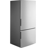 GE APPLIANCES GE(R) ENERGY STAR(R) 17.7 Cu. Ft. Counter-Depth Bottom-Freezer Refrigerator -  (GBE17HYRFS)