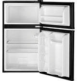 GE APPLIANCES GE(R) ENERGY STAR(R) Double-Door Compact Refrigerator -  (GDE03GGKBB)