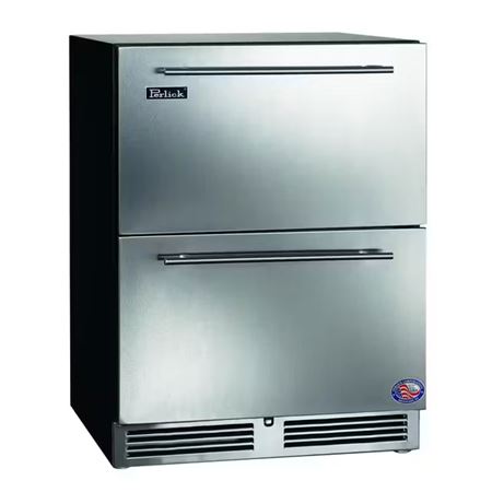 Perlick 24" ADA height compliant Indoor Freezer Drawers - Stainless Steel (HA24FB45)