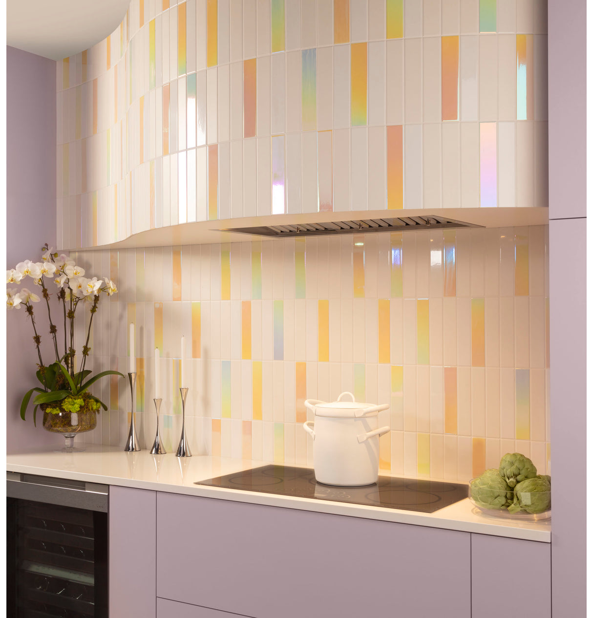 CAFE 36" Smart Designer Custom Insert w/ Dimmable LED Lighting -  (UVC9360SLSS)