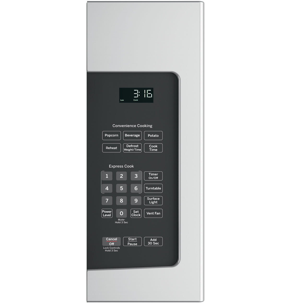 GE APPLIANCES GE(R) 1.6 Cu. Ft. Over-the-Range Microwave Oven -  (JVM3162RJSS)