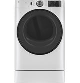 GE APPLIANCES GE(R) ENERGY STAR(R) 7.8 cu. ft. Capacity Smart Front Load Gas Dryer with Sanitize Cycle -  (GFD55GSSNWW)