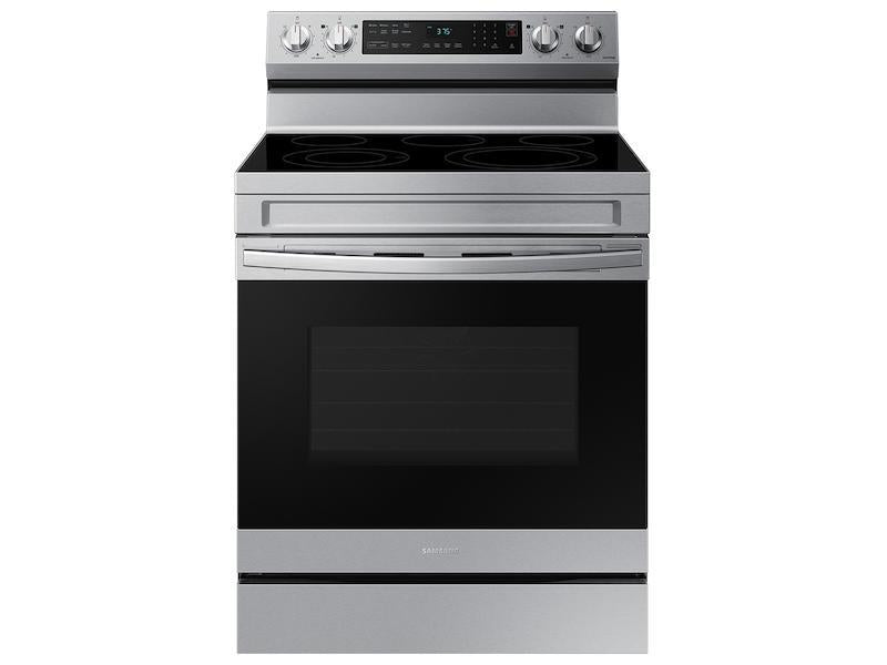 SAMSUNG 6.3 cu. ft. Smart Freestanding Electric Range with No-Preheat Air Fry & Convection in Stainless Steel -  (NE63A6511SS)