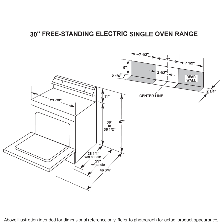GE APPLIANCES GE(R) ENERGY STAR(R) 30" Free-Standing Electric Range -  (JBS360RTSS)