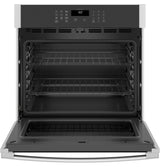 GE APPLIANCES GE(R) 30" Smart Built-In Self-Clean Single Wall Oven with Never-Scrub Racks -  (JTS3000SNSS)
