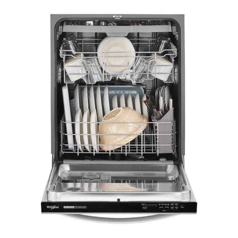 WHIRLPOOL 51 dBA Quiet Dishwasher with 3rd Rack - Fingerprint Resistant Stainless Steel (WDT730HAMZ)