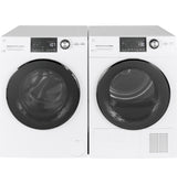 GE APPLIANCES GE(R) ENERGY STAR(R) 24" 2.4 Cu. Ft. Front Load Washer with Steam -  (GFW148SSMWW)