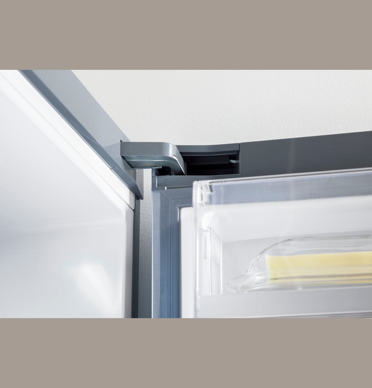 GE APPLIANCES GE(R) ENERGY STAR(R) 17.7 Cu. Ft. Counter-Depth Bottom-Freezer Refrigerator -  (GBE17HYRFS)