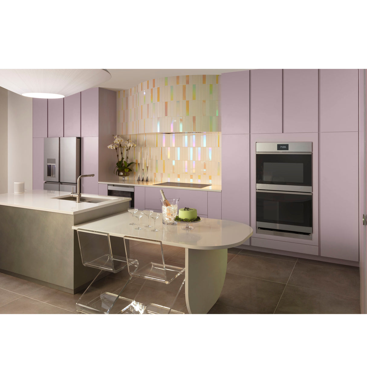 CAFE 36" Smart Designer Custom Insert w/ Dimmable LED Lighting -  (UVC9360SLSS)