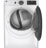 GE APPLIANCES GE(R) ENERGY STAR(R) 7.8 cu. ft. Capacity Smart Front Load Electric Dryer with Sanitize Cycle -  (GFD55ESSNWW)