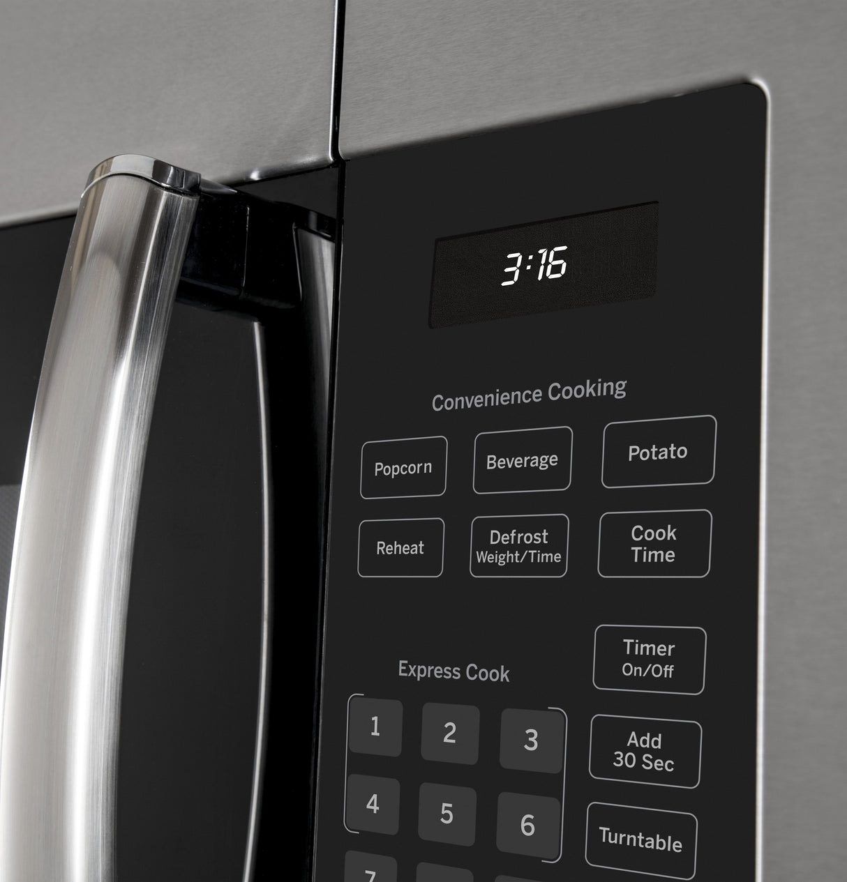 GE APPLIANCES GE(R) 1.6 Cu. Ft. Over-the-Range Microwave Oven -  (JVM3160RFSS)