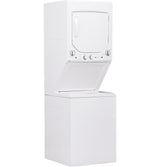 GE APPLIANCES GE Unitized Spacemaker(R) 2.3 cu. ft. Capacity Washer with Stainless Steel Basket and 4.4 cu. ft. Capacity Electric Dryer -  (GUD24ESSMWW)
