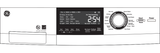 GE APPLIANCES GE(R) ENERGY STAR(R) 24" 2.4 Cu. Ft. Front Load Washer with Steam -  (GFW148SSMWW)