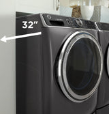 GE APPLIANCES GE(R) ENERGY STAR 4.8 cu. ft. Capacity Smart Front Load (R) Washer with UltraFresh Vent System with OdorBlock(TM) and Sanitize w/Oxi -  (GFW550SSNWW)