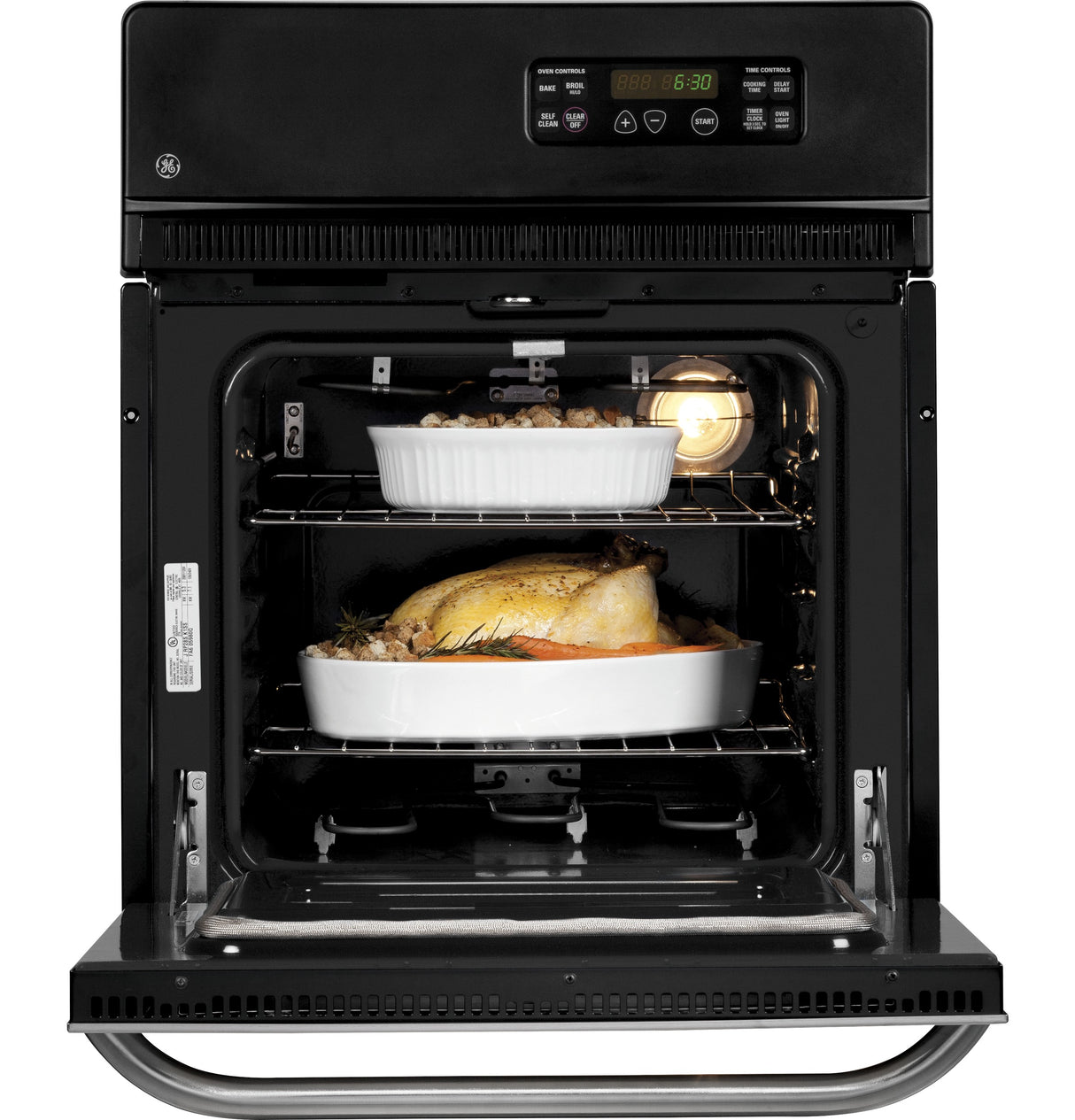GE APPLIANCES GE(R) 24" Electric Single Self-Cleaning Wall Oven -  (JRP20SKSS)