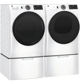 GE APPLIANCES GE(R) ENERGY STAR(R) 7.8 cu. ft. Capacity Smart Front Load Electric Dryer with Sanitize Cycle -  (GFD55ESSNWW)