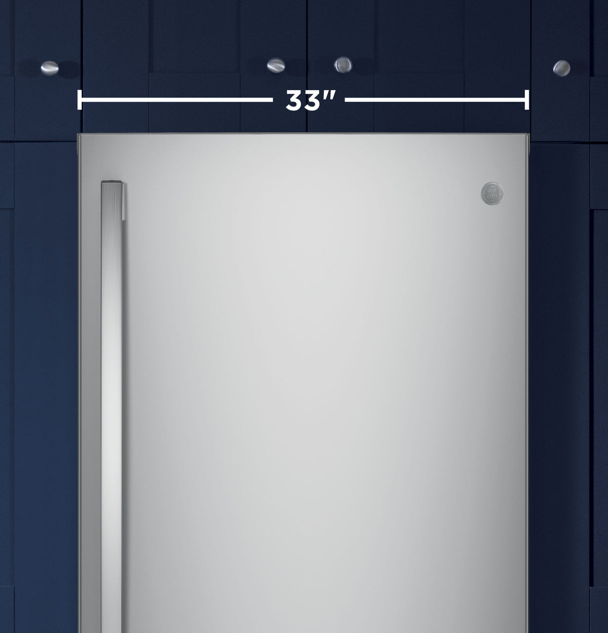 GE APPLIANCES GE(R) ENERGY STAR(R) 24.8 Cu. Ft. Bottom-Freezer Drawer Refrigerator -  (GDE25EYKFS)