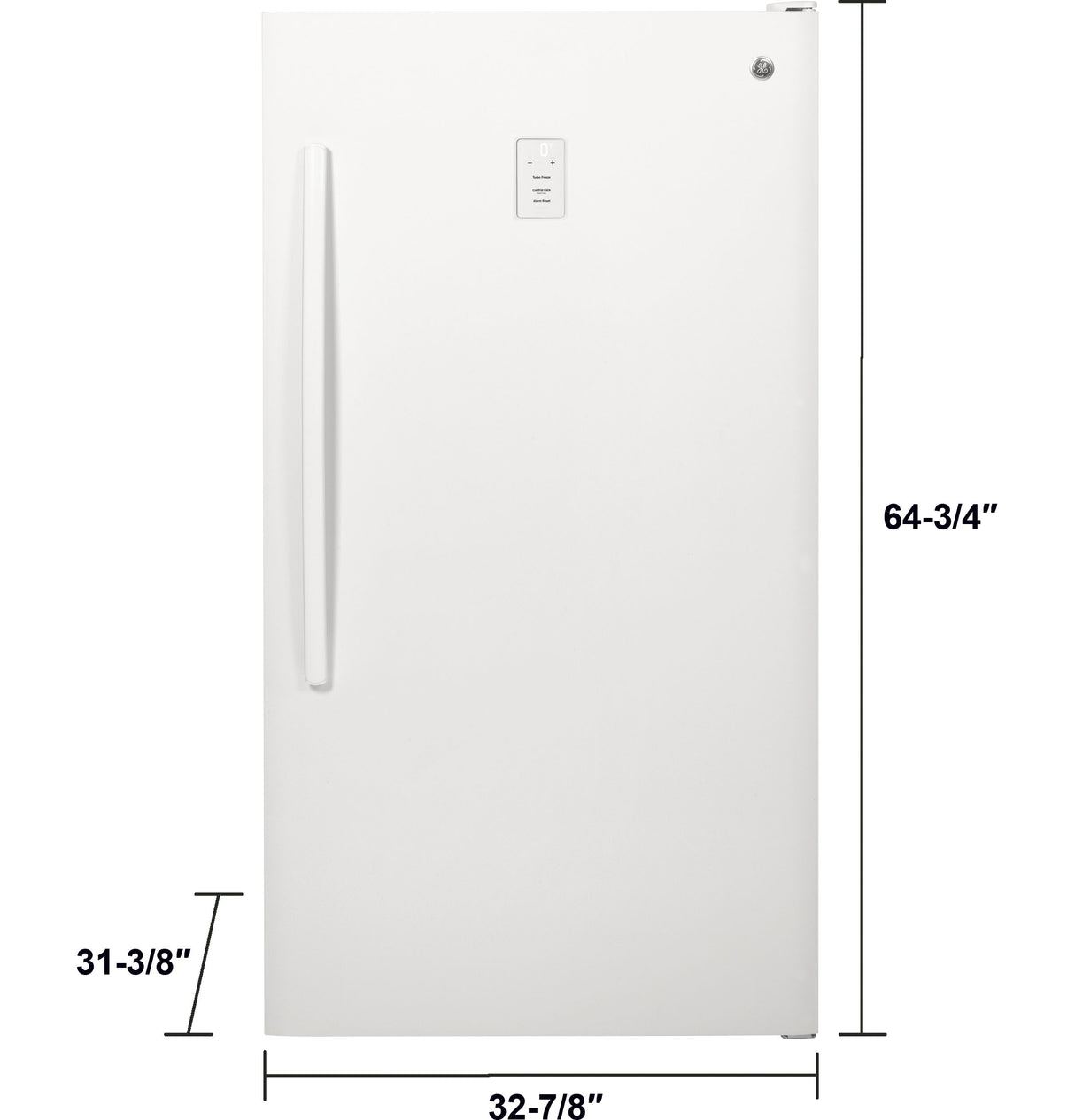 GE APPLIANCES GE(R) ENERGY STAR(R) 17.3 Cu. Ft. Frost-Free Garage Ready Upright Freezer -  (FUF17DLRWW)