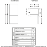 GE APPLIANCES GE(R) ENERGY STAR(R) 17.7 Cu. Ft. Counter-Depth Bottom-Freezer Refrigerator -  (GBE17HYRFS)