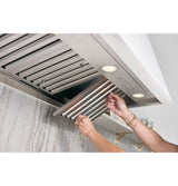 CAFE 36" Smart Designer Custom Insert w/ Dimmable LED Lighting -  (UVC9360SLSS)