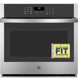GE APPLIANCES GE(R) 30" Smart Built-In Self-Clean Single Wall Oven with Never-Scrub Racks -  (JTS3000SNSS)