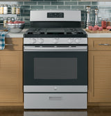 GE APPLIANCES GE(R) 30" Free-Standing Gas Range -  (JGBS66REKSS)
