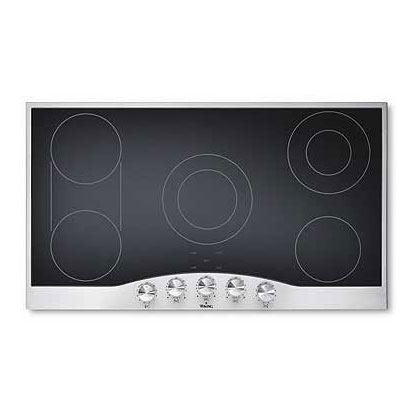 VIKING Stainless Steel/Black Glass 36" Electric Radiant Cooktop - DECU (36" wide, five elements) -  (DECU1655BSB)