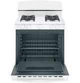 GE APPLIANCES GE(R) 30" Free-Standing Front Control Gas Range -  (JGBS10DEMWW)