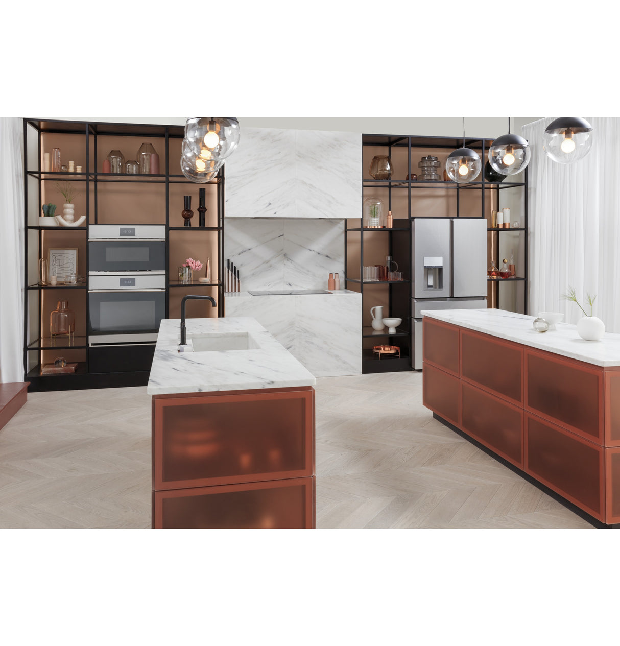 CAFE 36" Smart Designer Custom Insert w/ Dimmable LED Lighting -  (UVC9360SLSS)