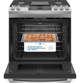 GE GE® 30" Slide-In Front-Control Convection Gas Range with No Preheat Air Fry -  (JGS760SPSS)