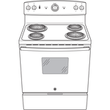 GE APPLIANCES GE(R) ENERGY STAR(R) 30" Free-Standing Electric Range -  (JBS160DMWW)