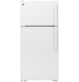 GE APPLIANCES GE(R) ENERGY STAR(R) 15.6 Cu. Ft. Top-Freezer Refrigerator -  (GTE16DTNLWW)
