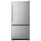 Amana 33-inch Wide Bottom-Freezer Refrigerator with EasyFreezer Pull-Out Drawer - 22 cu. ft. Capacity - Stainless Steel (ABB2224BRM)
