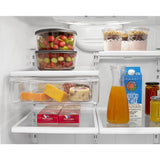 AMANA  33-inch Wide Bottom-Freezer Refrigerator with EasyFreezer™ Pull-Out Drawer - 22 cu. ft. Capacity - Stainless Steel (ABB2224BRM)
