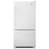 Amana 33-inch Wide Bottom-Freezer Refrigerator with EasyFreezer Pull-Out Drawer - 22 cu. ft. Capacity - White (ABB2224BRW)