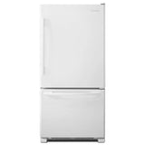 AMANA  33-inch Wide Bottom-freezer Refrigerator With Easyfreezer™ Pull-out Drawer - 22 Cu. Ft. Capacity - White-on-White (ABB2224BRW)