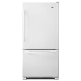 AMANA 33-inch Wide Bottom-Freezer Refrigerator with EasyFreezer(TM) Pull-Out Drawer - 22 cu. ft. Capacity -  (ABB2224BRW)